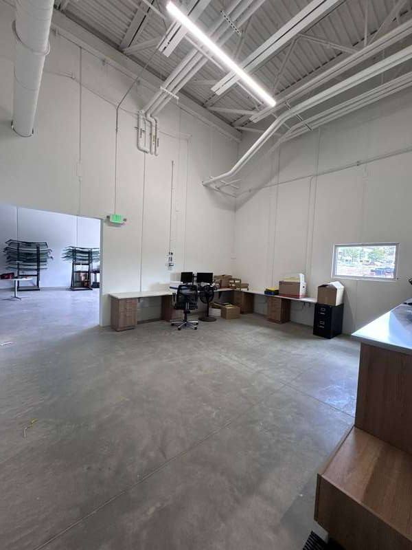 Parts warehouse shelving interior