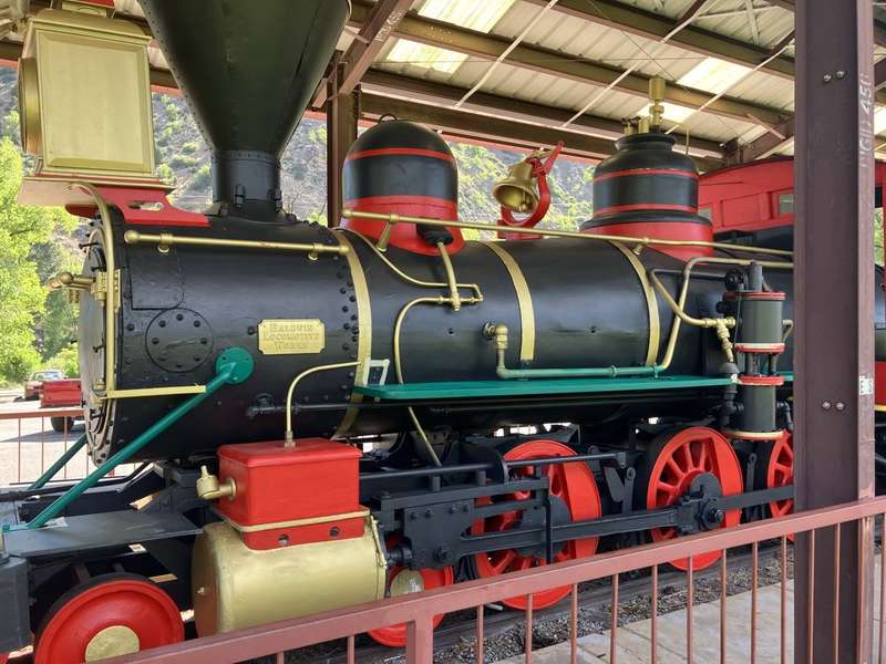 Locomotive boiler detail
